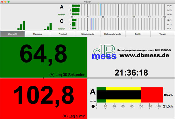dBmess 2016 Viewer auf OSX